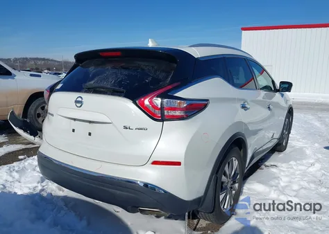 2017 Nissan Murano Sl из США, поврежденный, VIN 5N1AZ2MH0HN108392